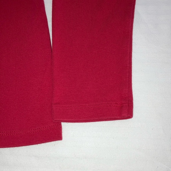 Cambridge Dry Goods Red Long Sleeve turtleneck Pima cotton - Picture 4 of 15